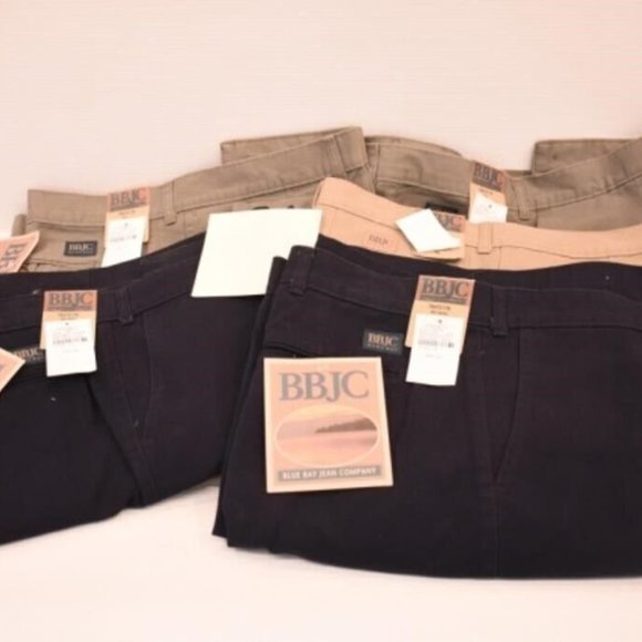 BX20 - 6x MENS BLUE BAY SHORTS sz 56 BBJC Men's KHAKI Shorts Boat Beach Casual - Picture 1 of 5